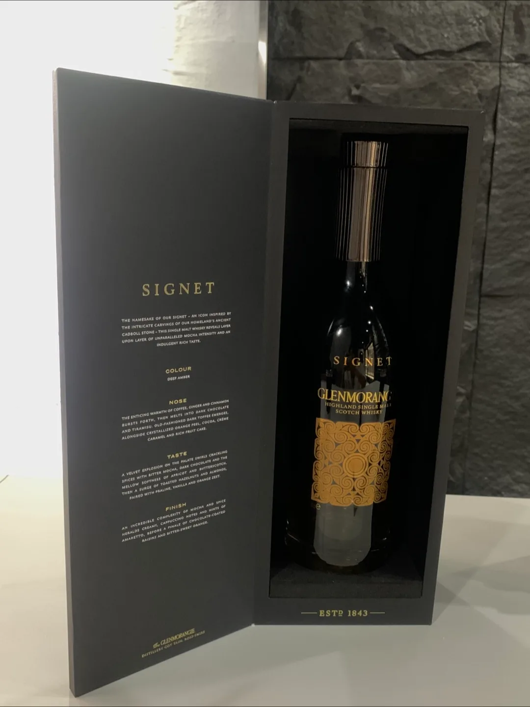 글렌모렌지 Signet 위스키 공병