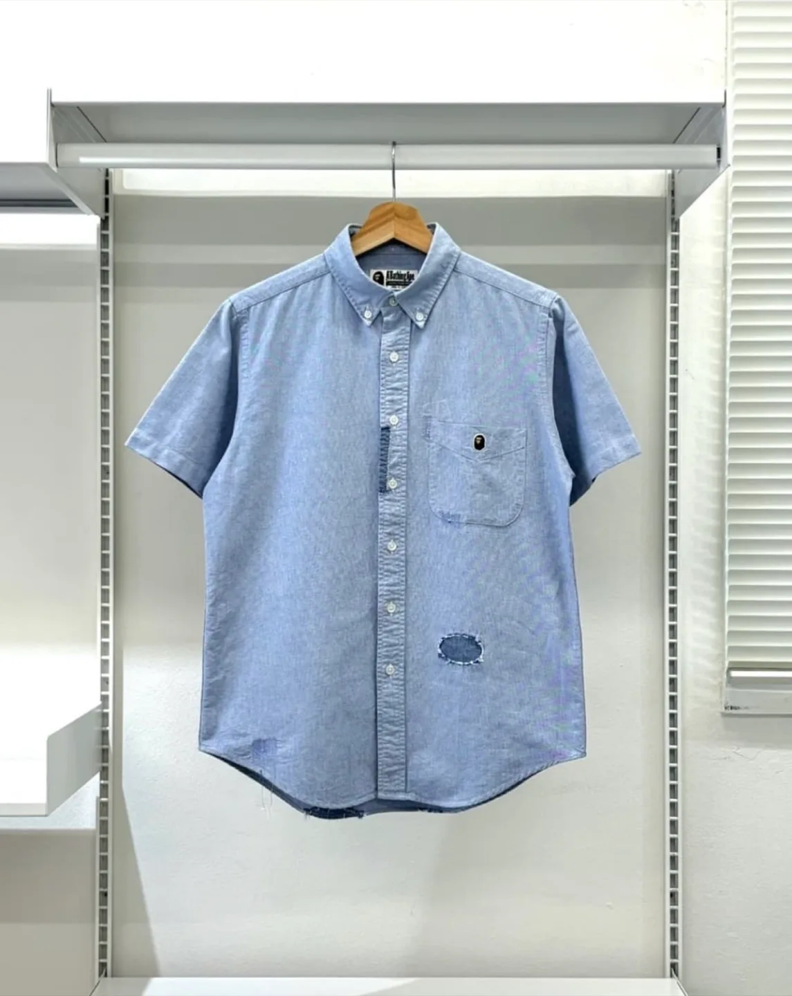 베이프 반팔 셔츠 S사이즈