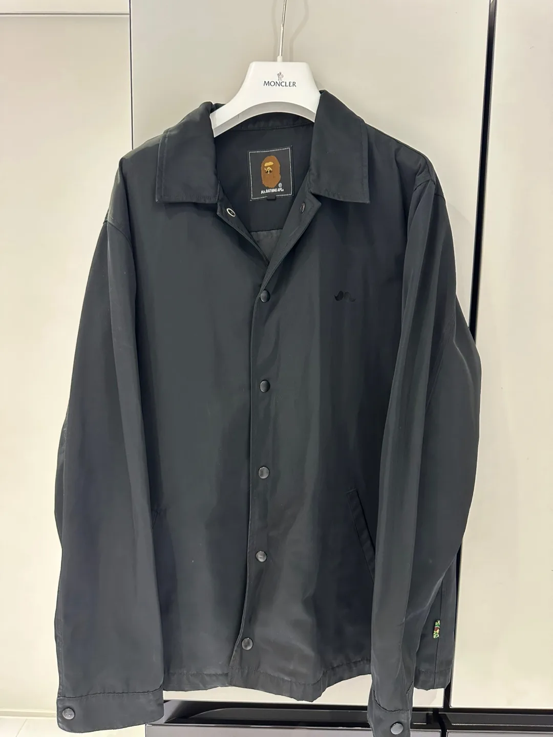 미스터 베이프 BAPE 코치 자켓 블랙 L