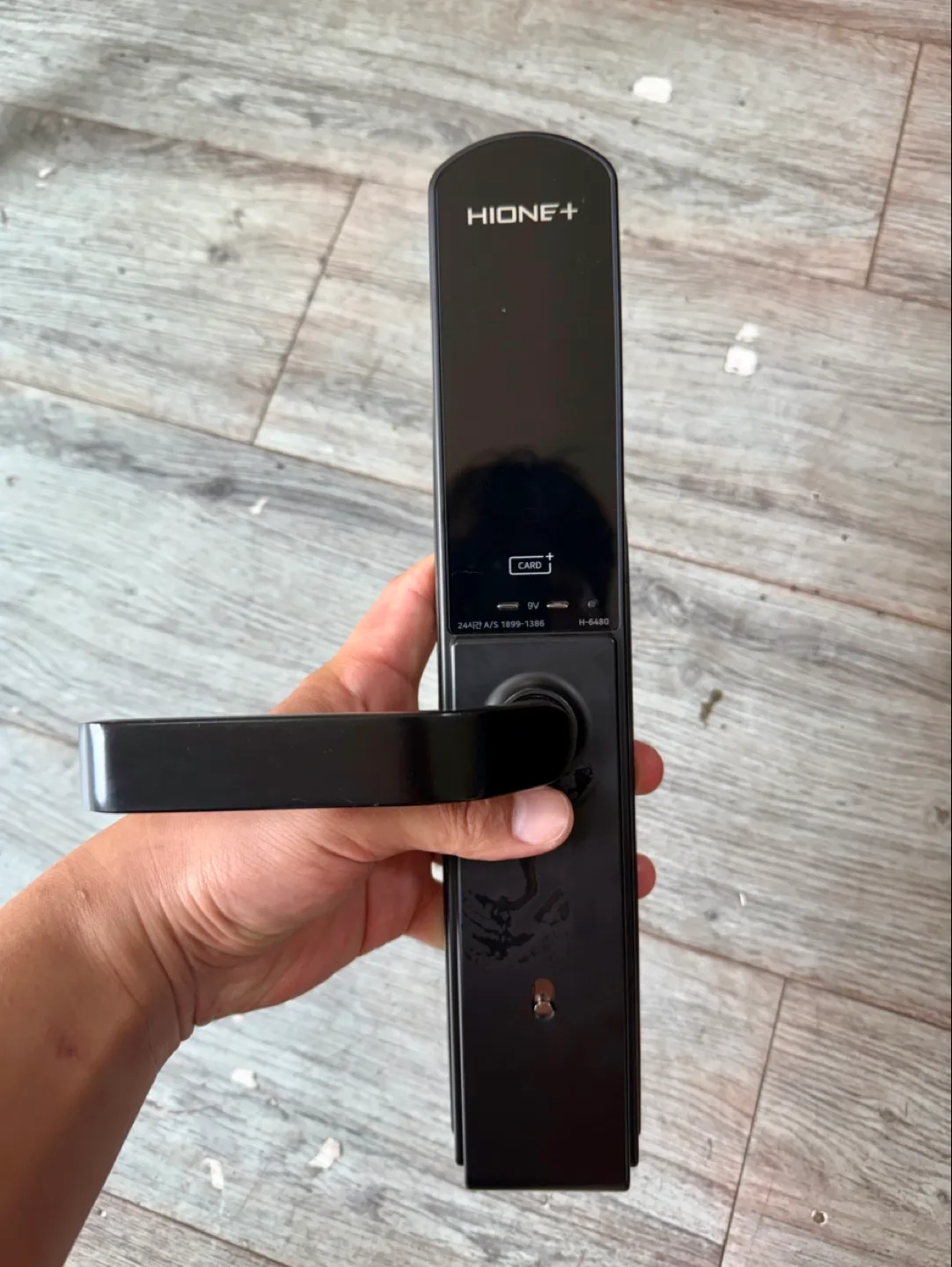 HIONE+ 목문용 디지털 도어락 H-640 중고 10만원에 팝니다~