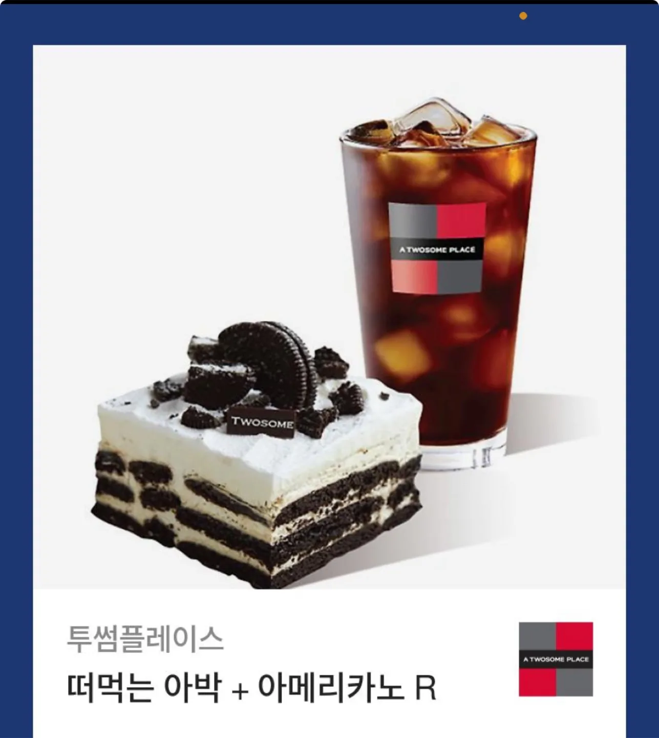 투썸플레이스 아이스박스+아이스아메리카노