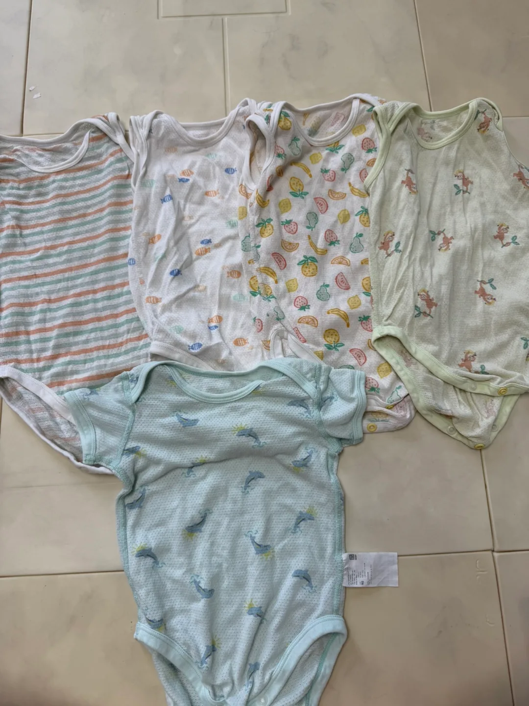 유니클로 바디수트 90 일괄