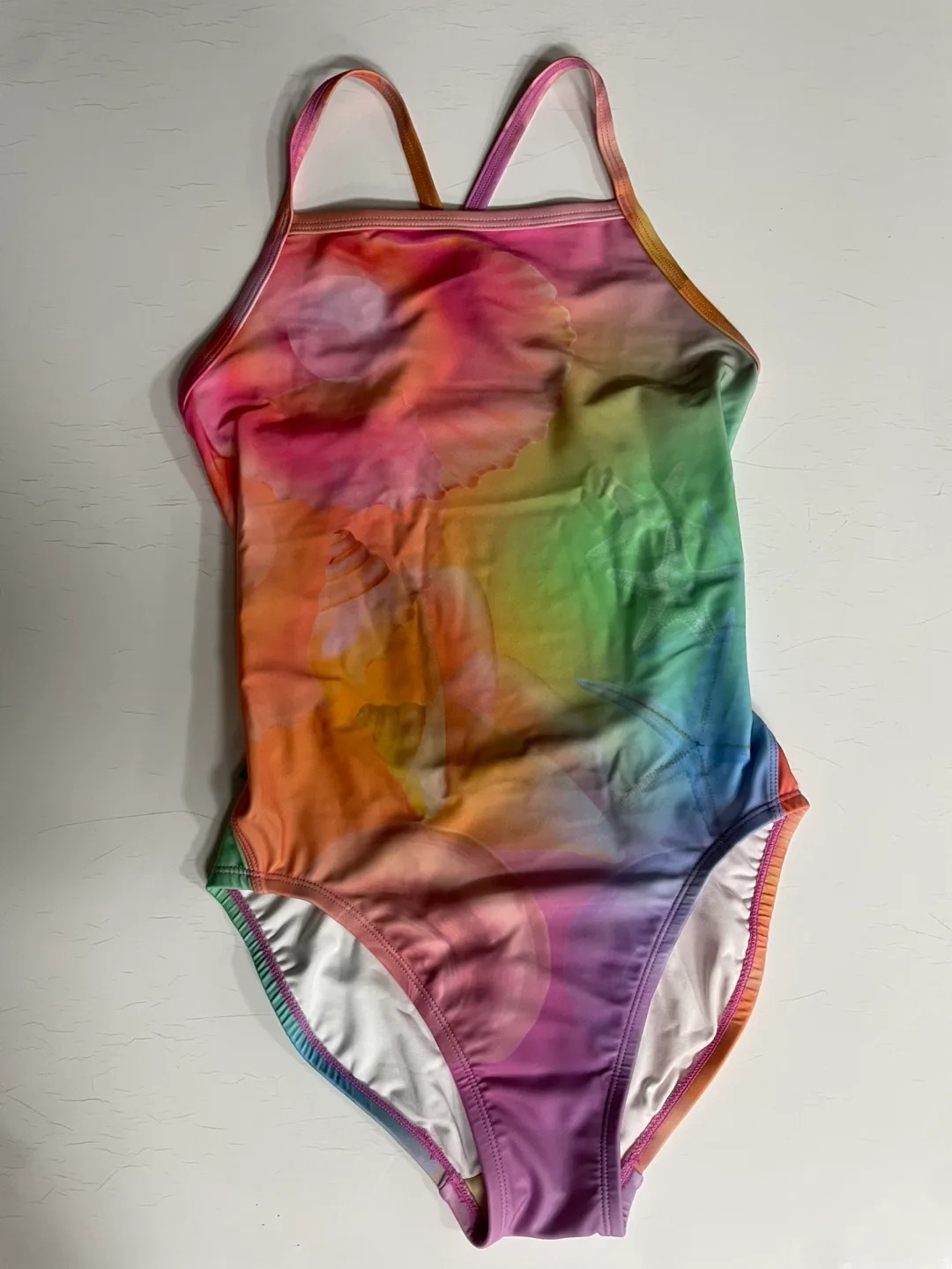 (중고/입수1회)딜라잇풀 쉘 스플래쉬 수영복 M사이즈