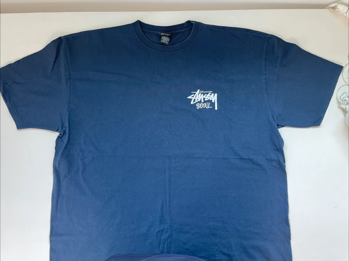 스투시 Seoul Chapter 티셔츠 – 네이비 – XXL 사이즈