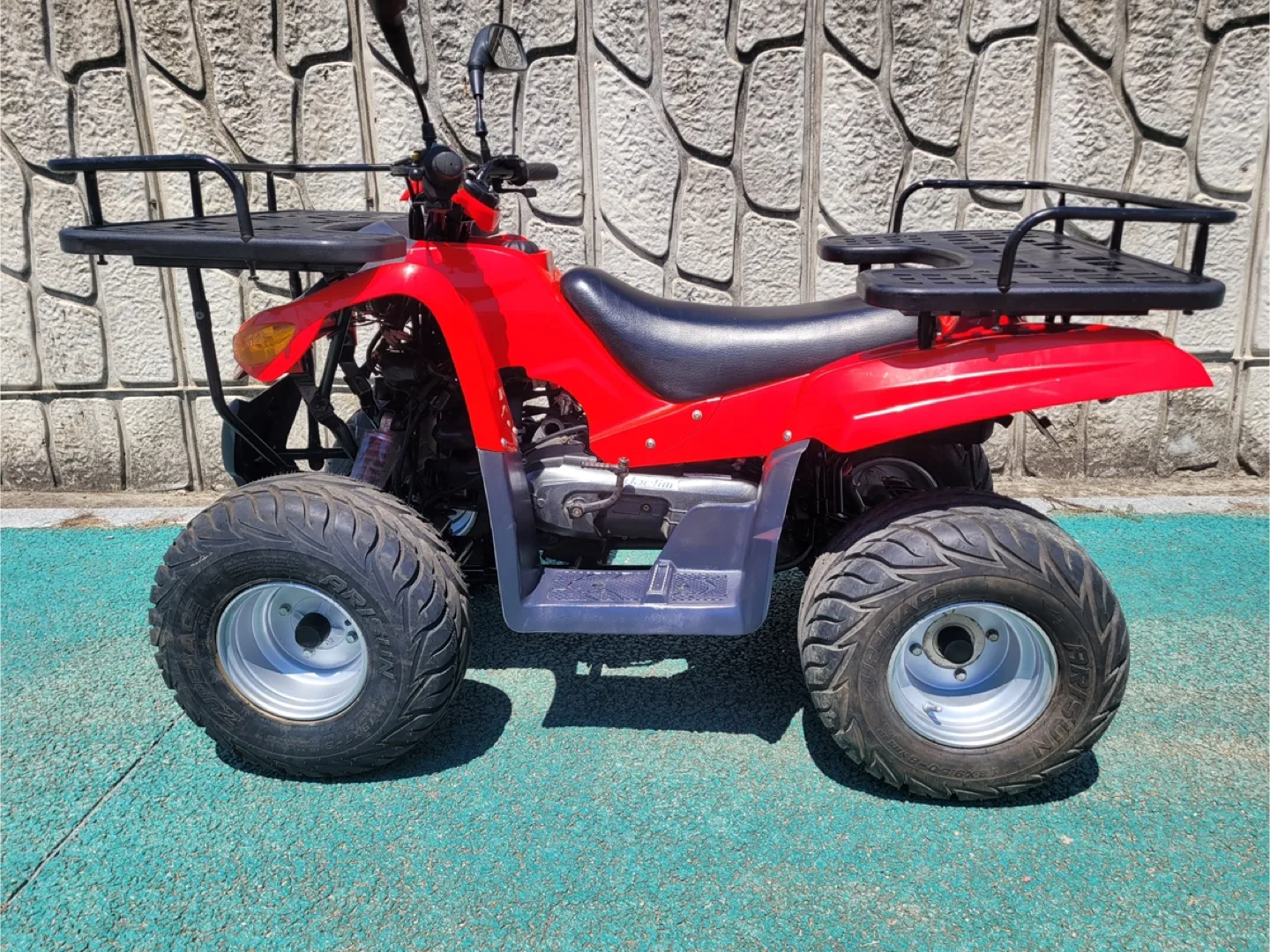 대만산 사륜오토바이 올코트100 S급 중고ATV(새 카바, 4300km주행)