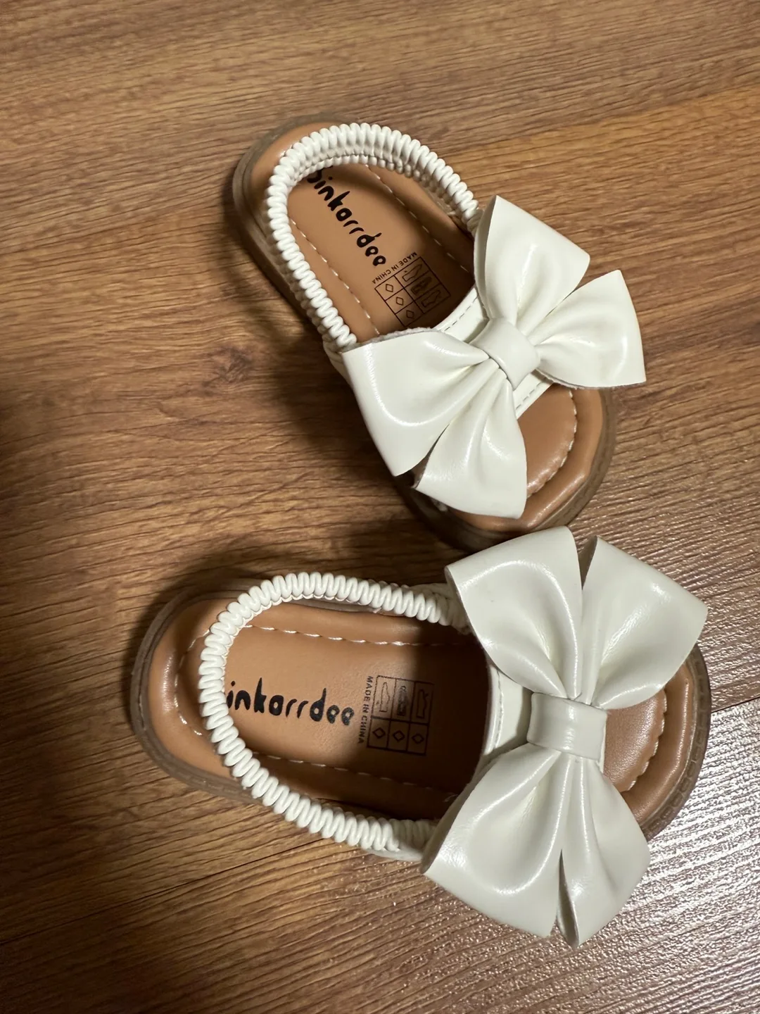 여자 아기 샌들 리본 신발 140 (반택포)