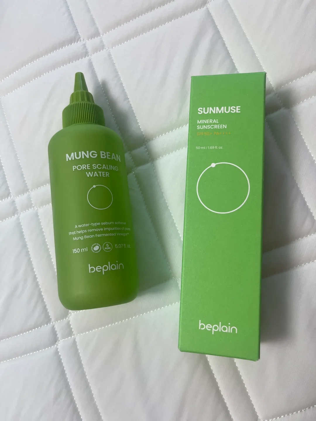 비플레인 모공 스케일링 & 선크림