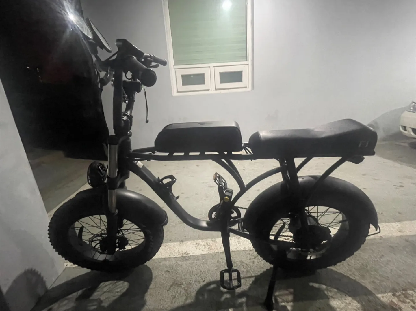 블랙 팻바이크 전기자전거