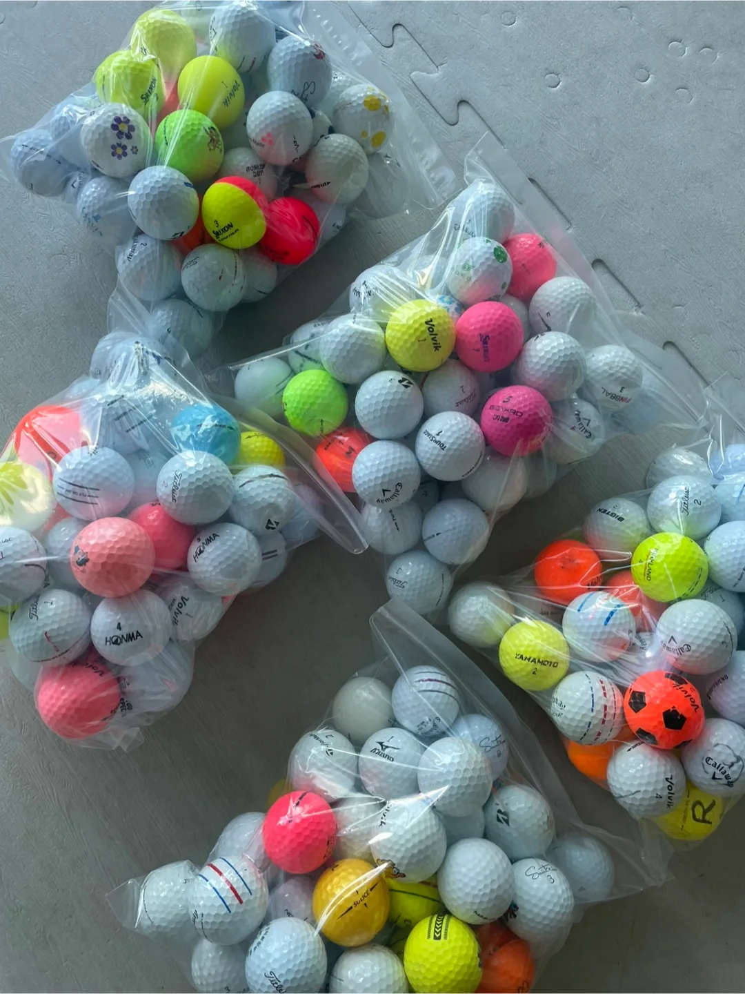 중고골프공 브랜드 컬러 혼합(50개)판매합니다