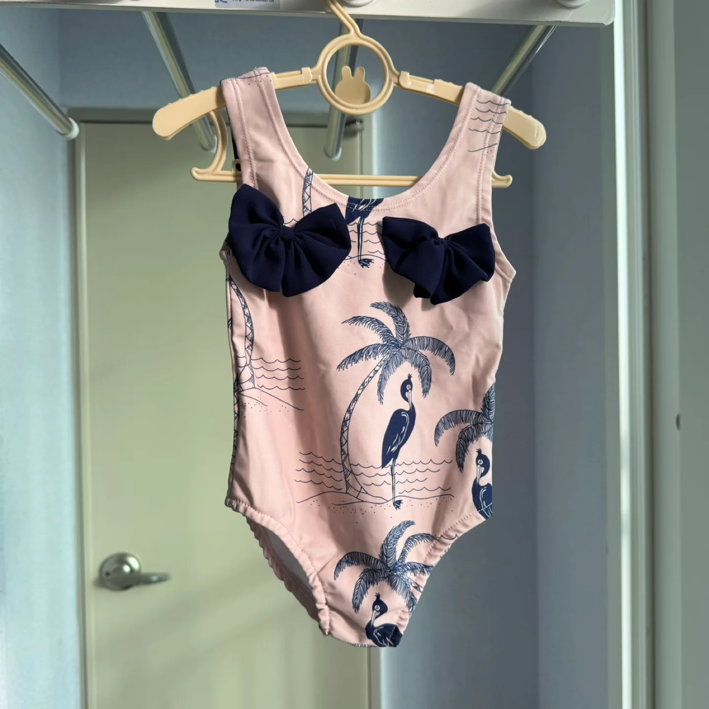 유아 수영복 새상품(중고아님) 네이비리본