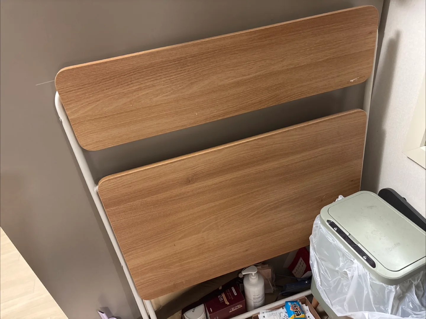 접이식 원목 책상(중고)