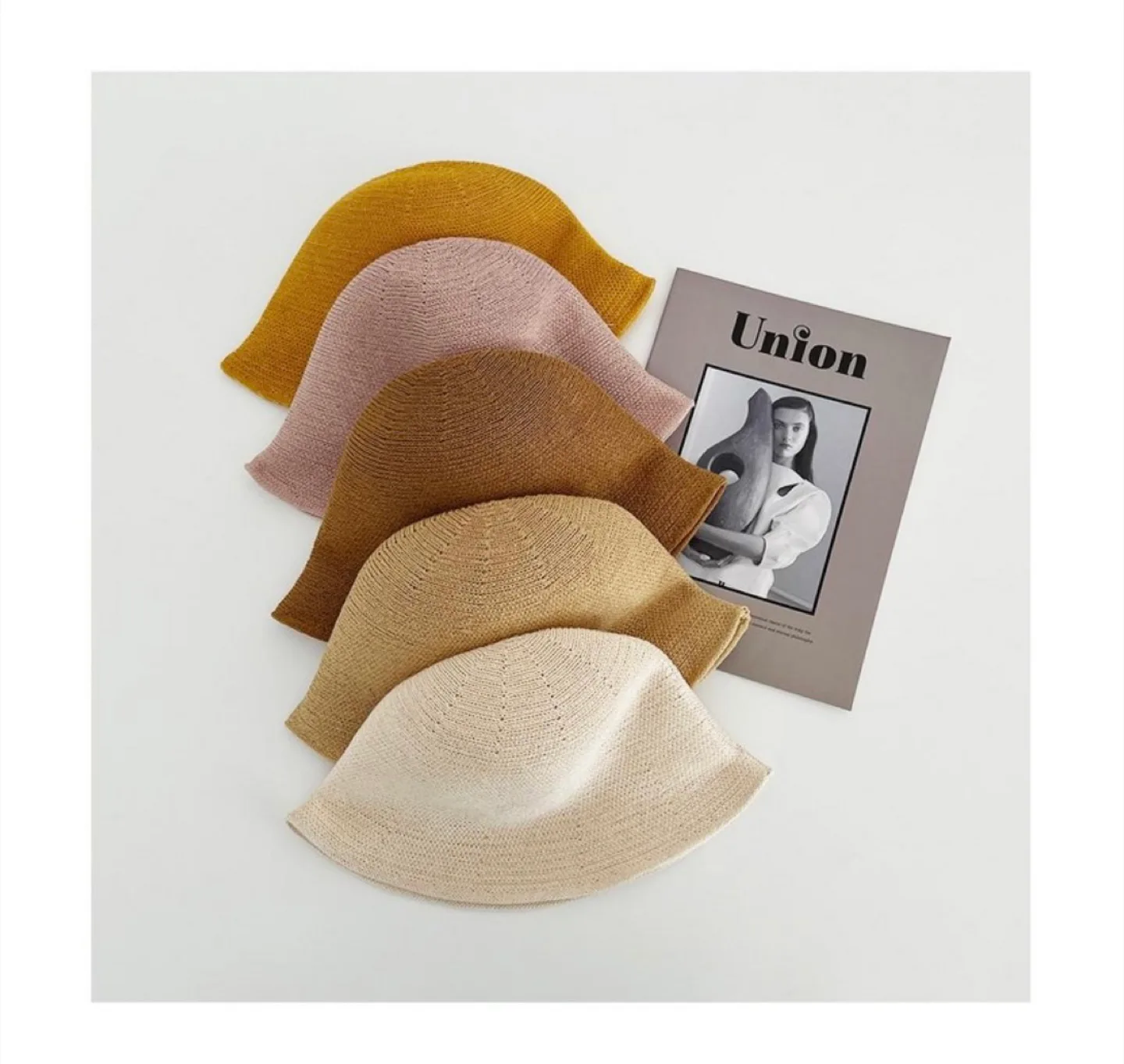 니트 벙거지 린넨 버킷햇 새상품 판매