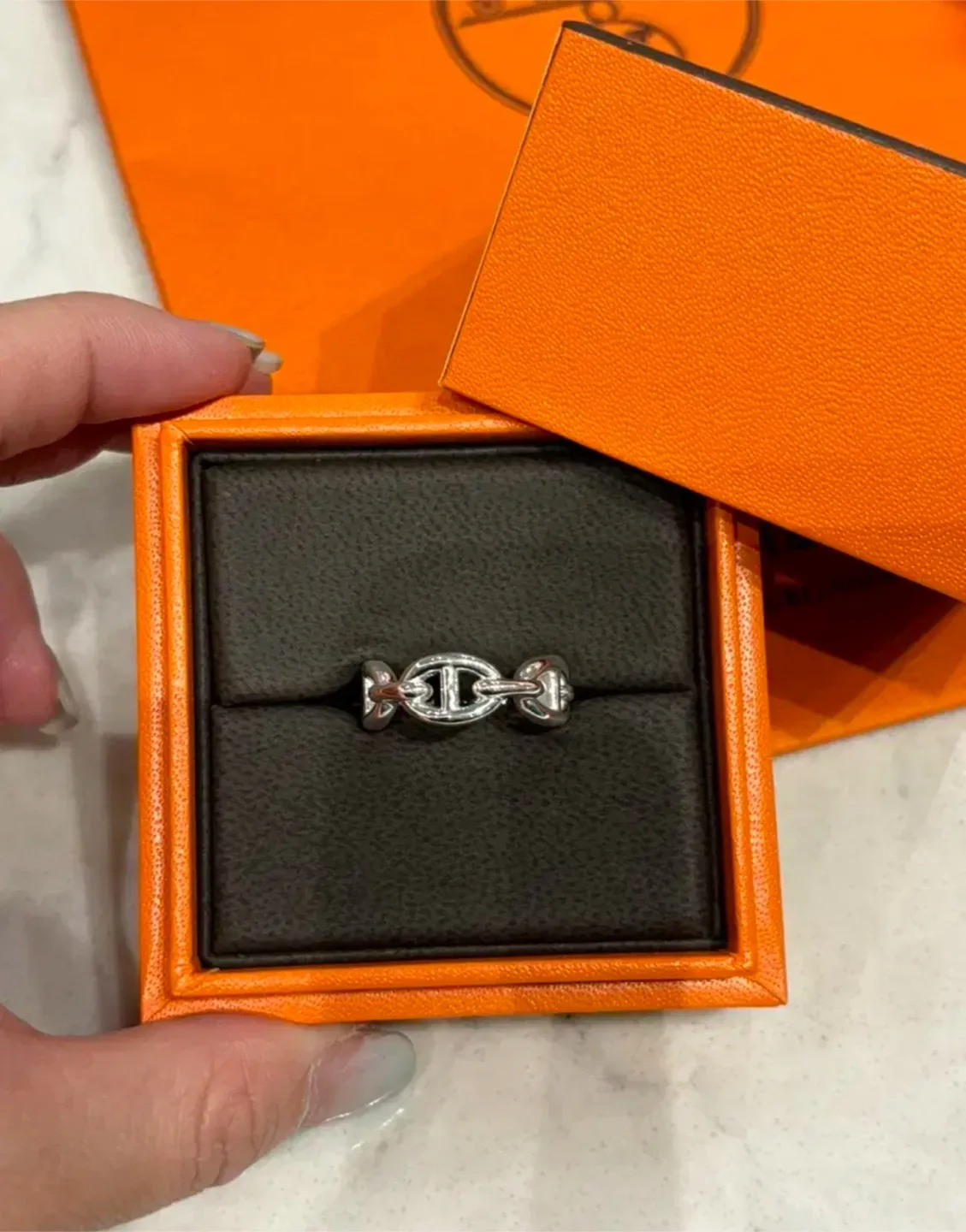 에르메스 반지 샹달 링 54호 새상품입니다