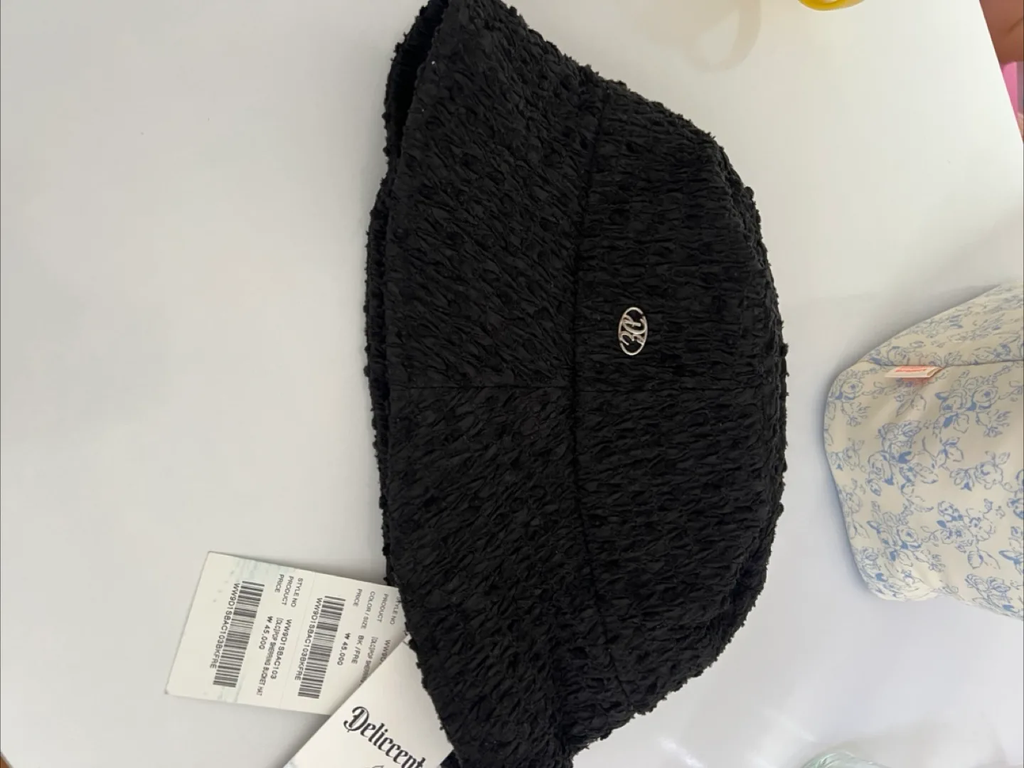 Deliccent 팝 셔링 버킷햇 새상품 모자