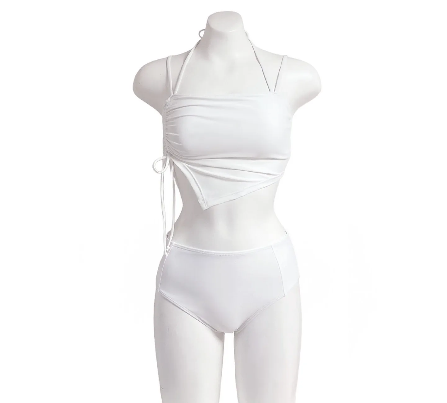 화이트 투피스 상하의세트  폴웨어(1회착용)