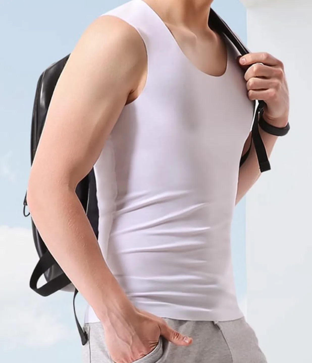 남자 나시 5장  새상품