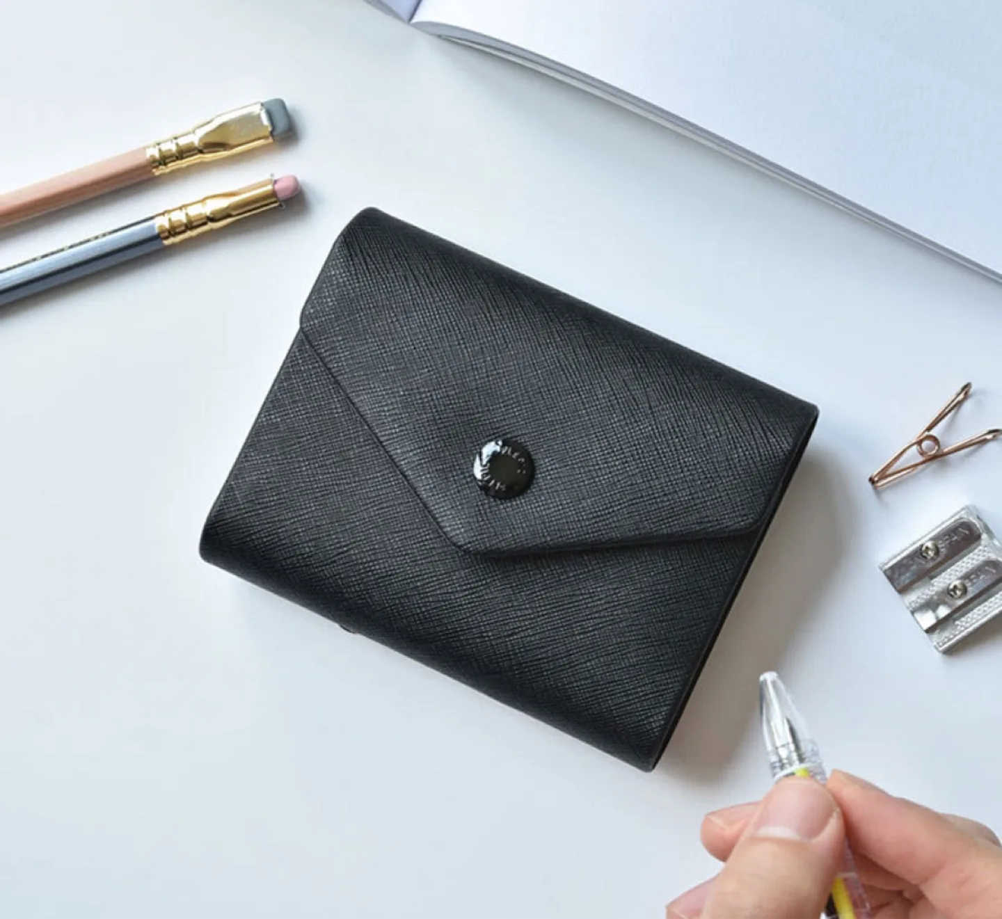 ✅중고✅ 현금생활 카드지갑 카드보관함 3공 바인더