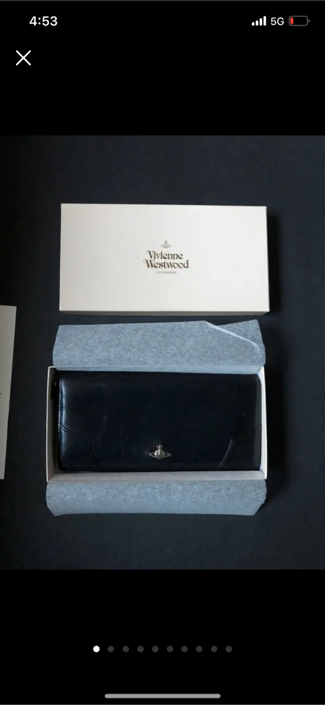 Vivienne Westwood 비비안웨스트우드 장지갑 블랙