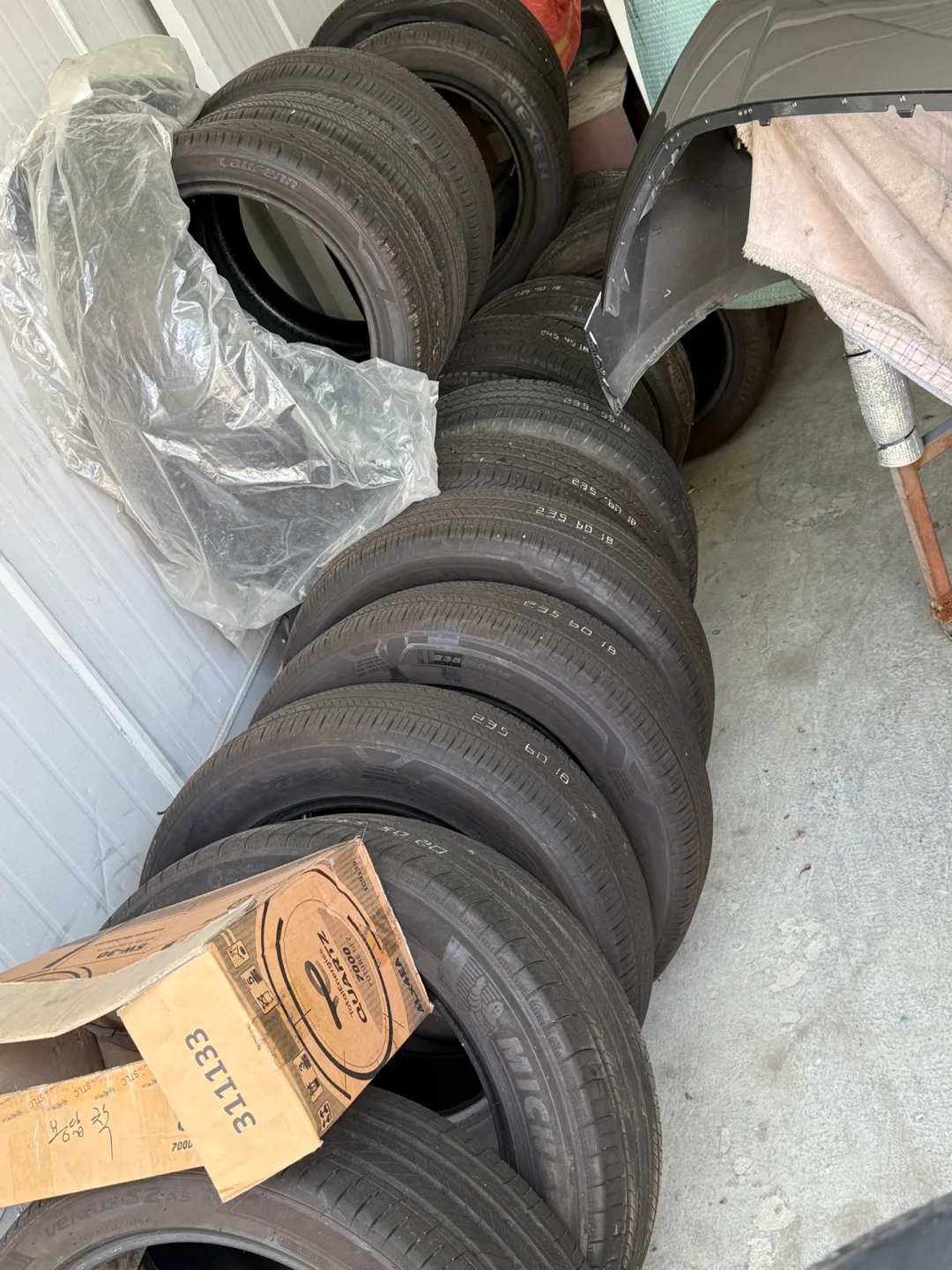 자동차 중고 타이어