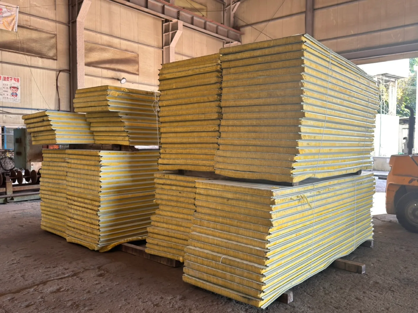 건축 자재 일괄 , 중고 유리섬유 판넬, 방화문, 창