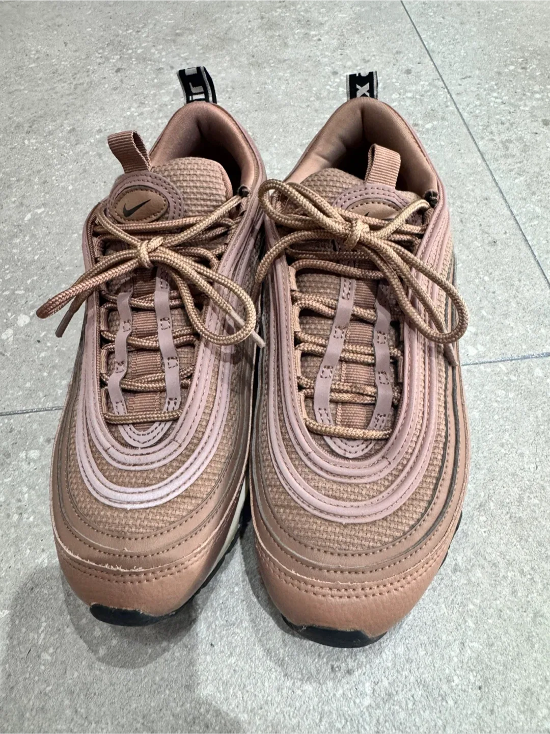 나이키 에어맥스97 스우시 탄 베이지 245mm