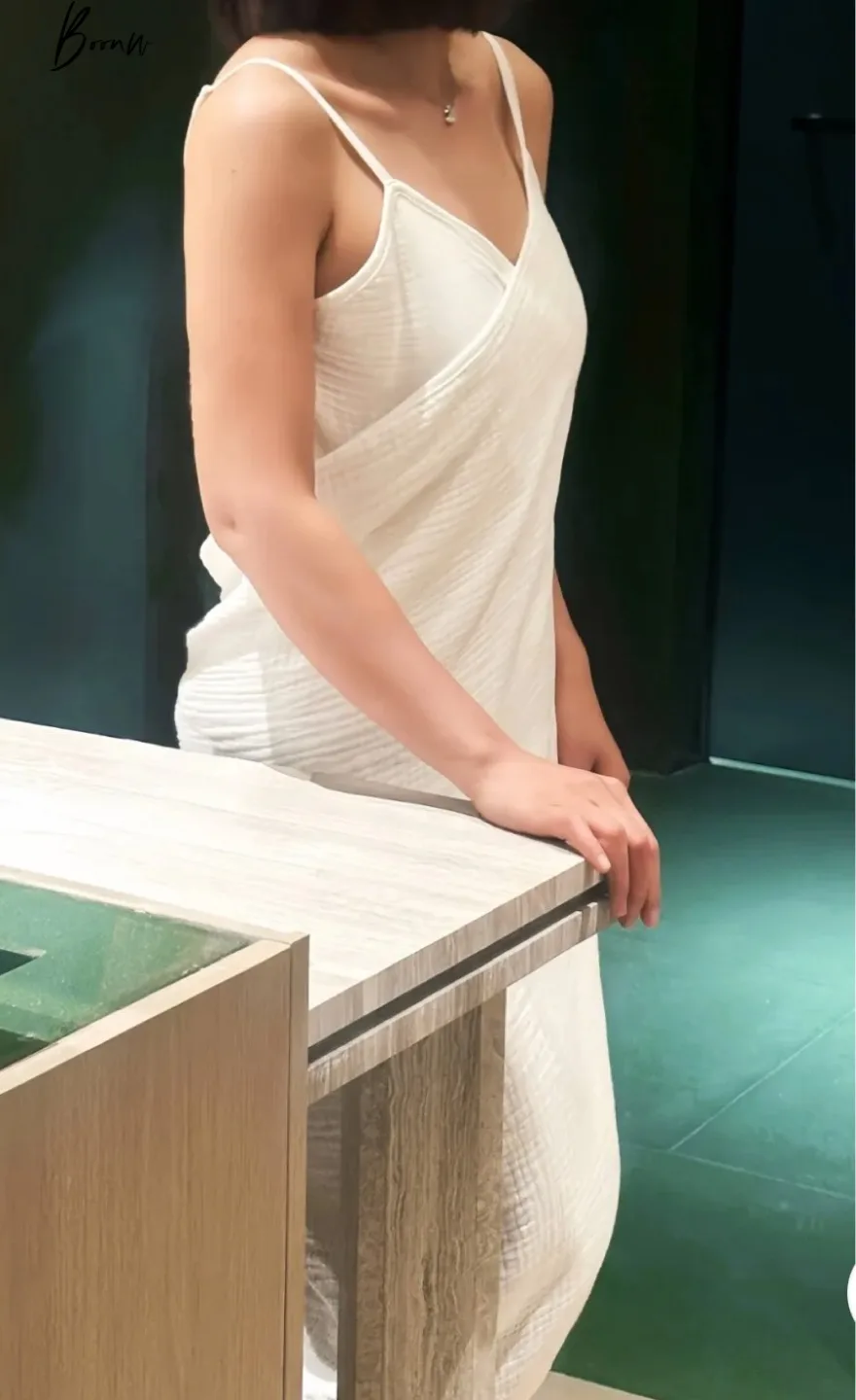 새제품/ 샤워 가운