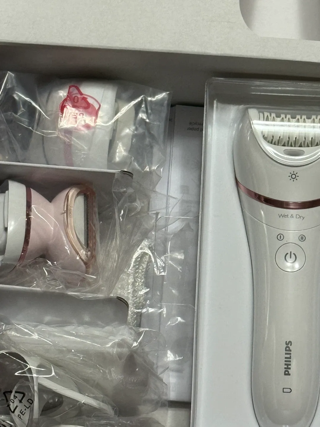 필립스 샤티넬 어드밴스 모근 제거기 제모기(각질 제거 헤드 포함)