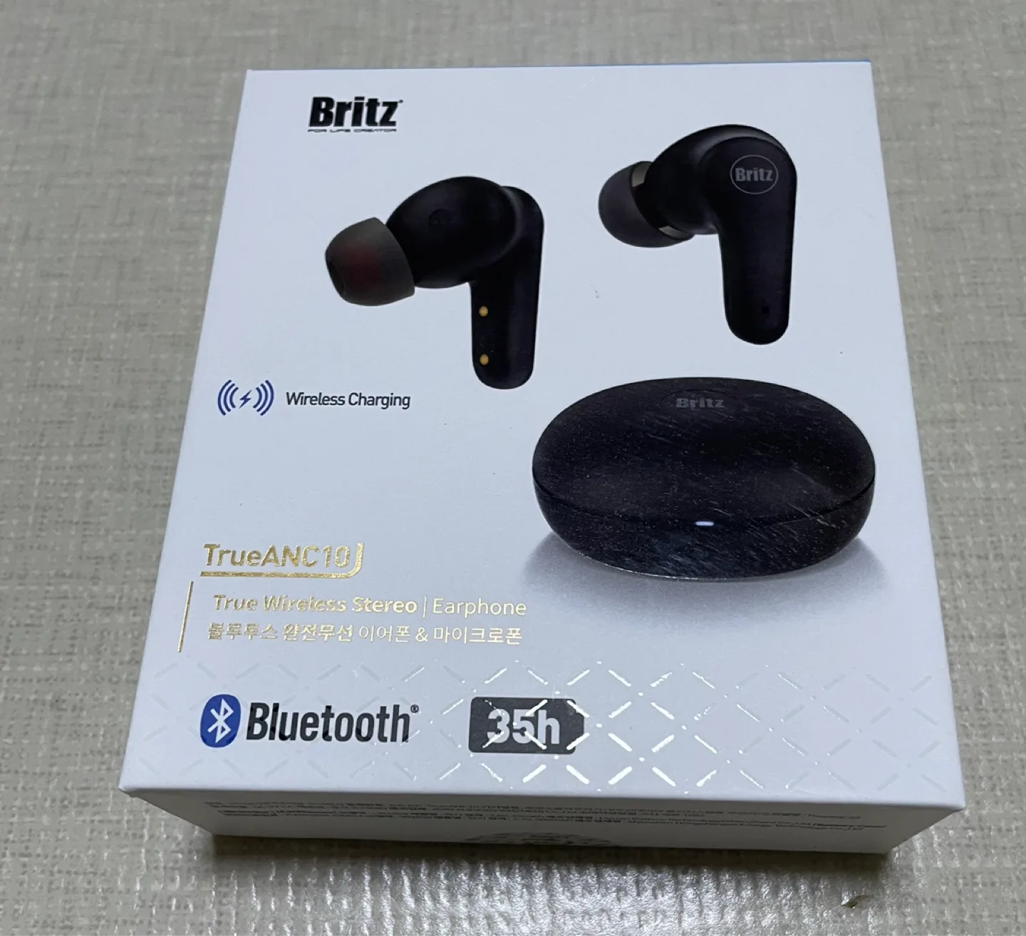 브리츠 블루투스 무선이어폰 TrueANC10 중고