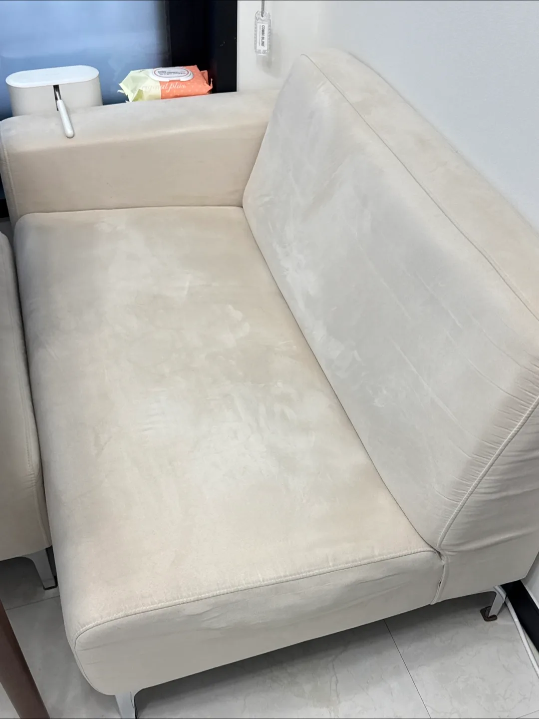 베이지색 중고 소파 나눔