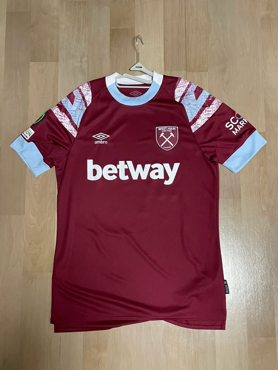 (중고) 웨스트햄 22-23 홈 데클란 라이스 유니폼 M사이즈 팝니다.