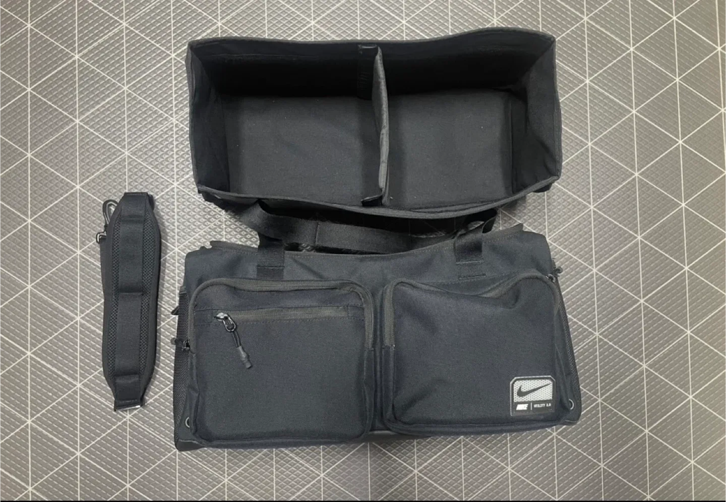 [중고] 나이키 유틸리티 파워 2.0 더플백 스몰 31L 블랙 + 이너백