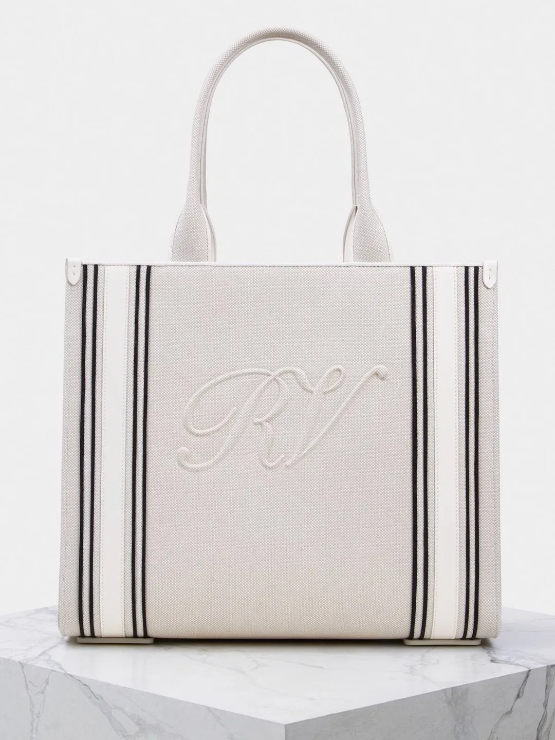 로저비비에 콜미비비에 캔버스 북토트백 B급 중고