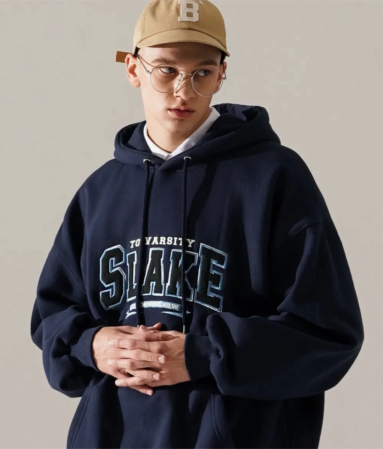 SLAKE 후드티 네이비 L