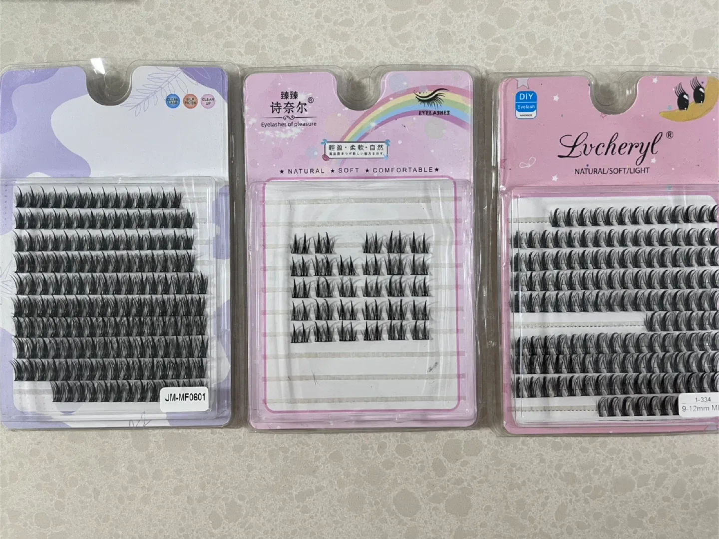 가닥속눈썹 여러 종류 몽땅(톡톡하라,아이미 포함)