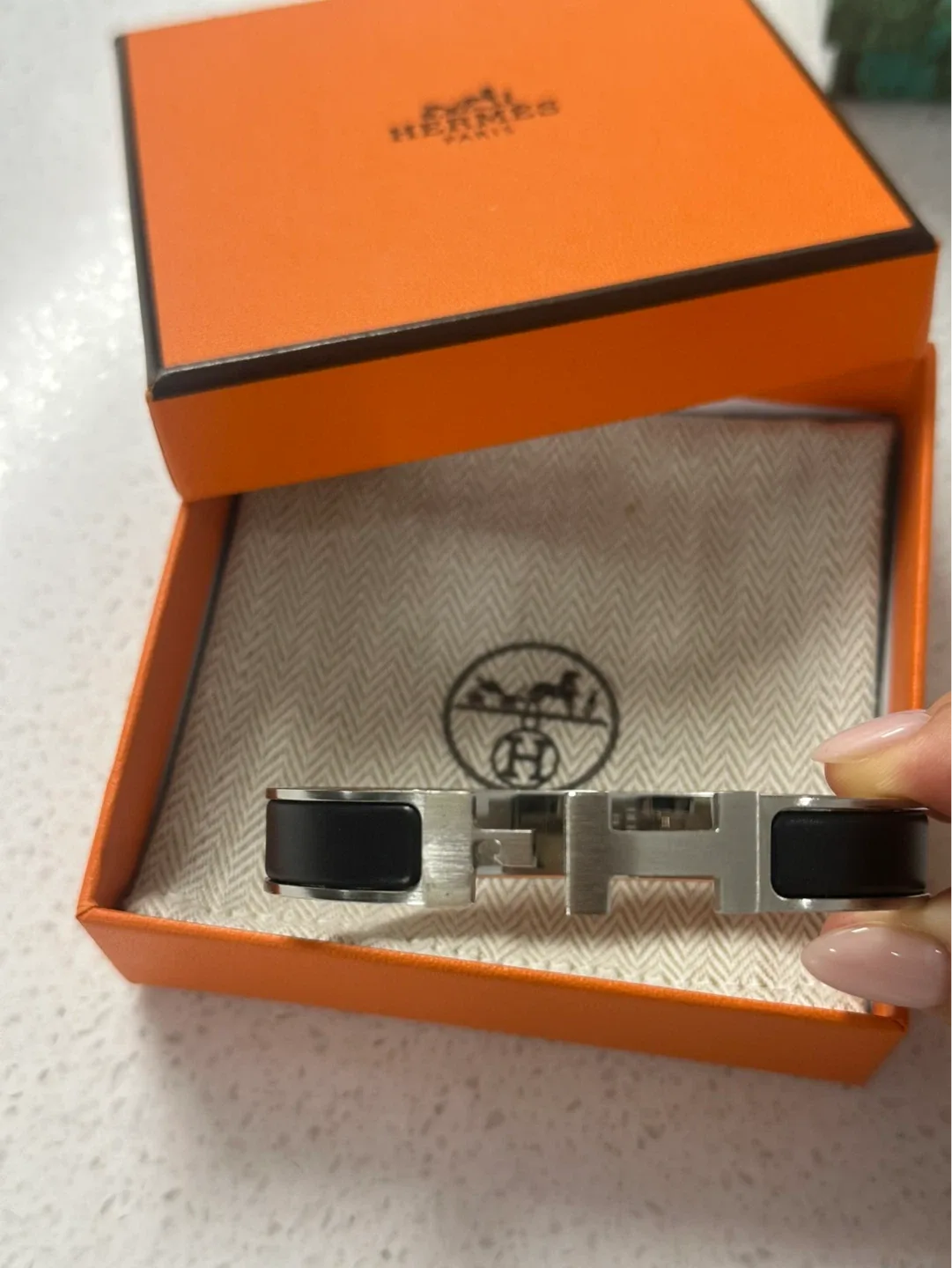 에르메스 남성 클릭아슈 팔찌