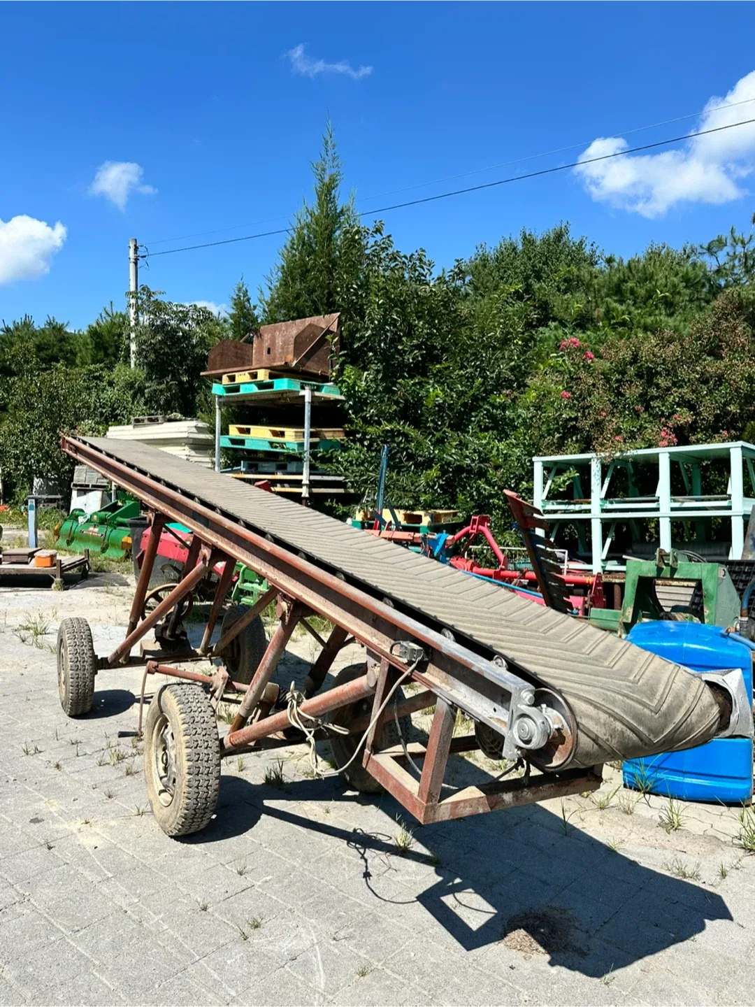 농업용 컨베이어 상하차