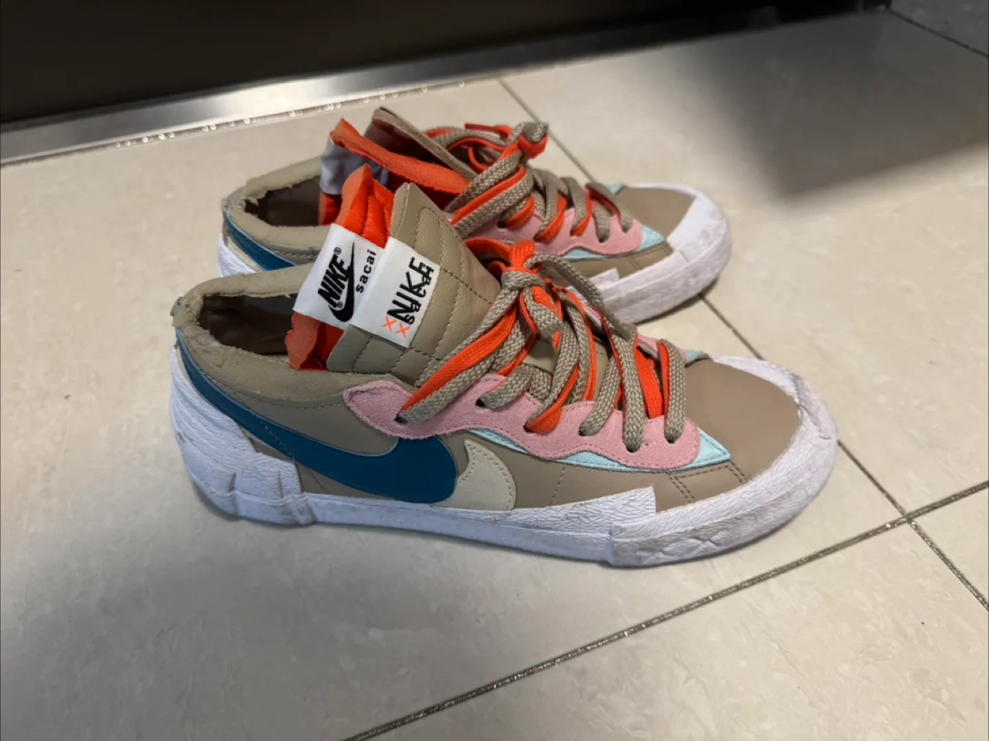 나이키x사카이 블레이저 로우 265 중고