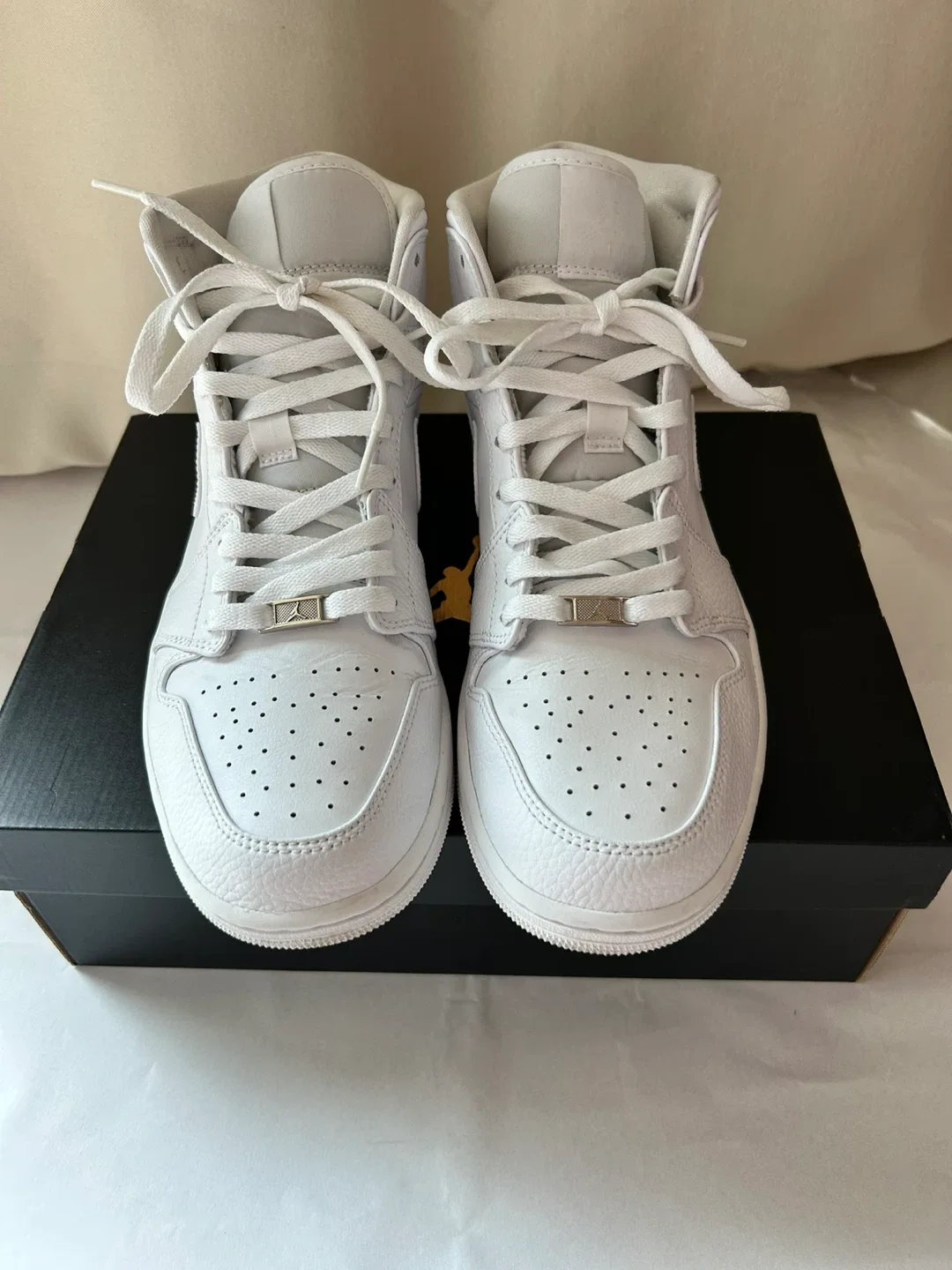 (중고) 나이키 조던1 미드 올백 285mm