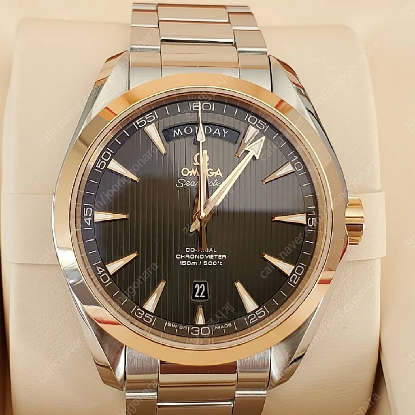 오메가 아쿠아테라 로즈골드 18k 콤비 Ref. 231.23.42.21.06.001