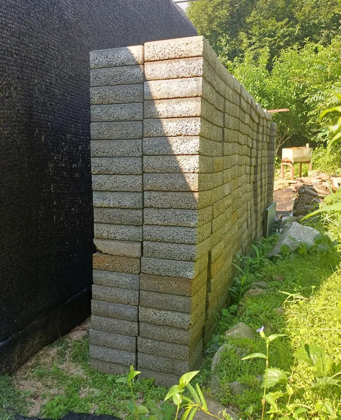 회색 콘크리트 중고보도블록