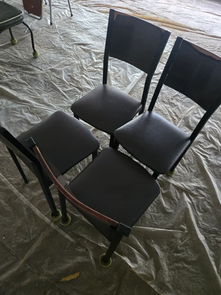 중고 의자 4개