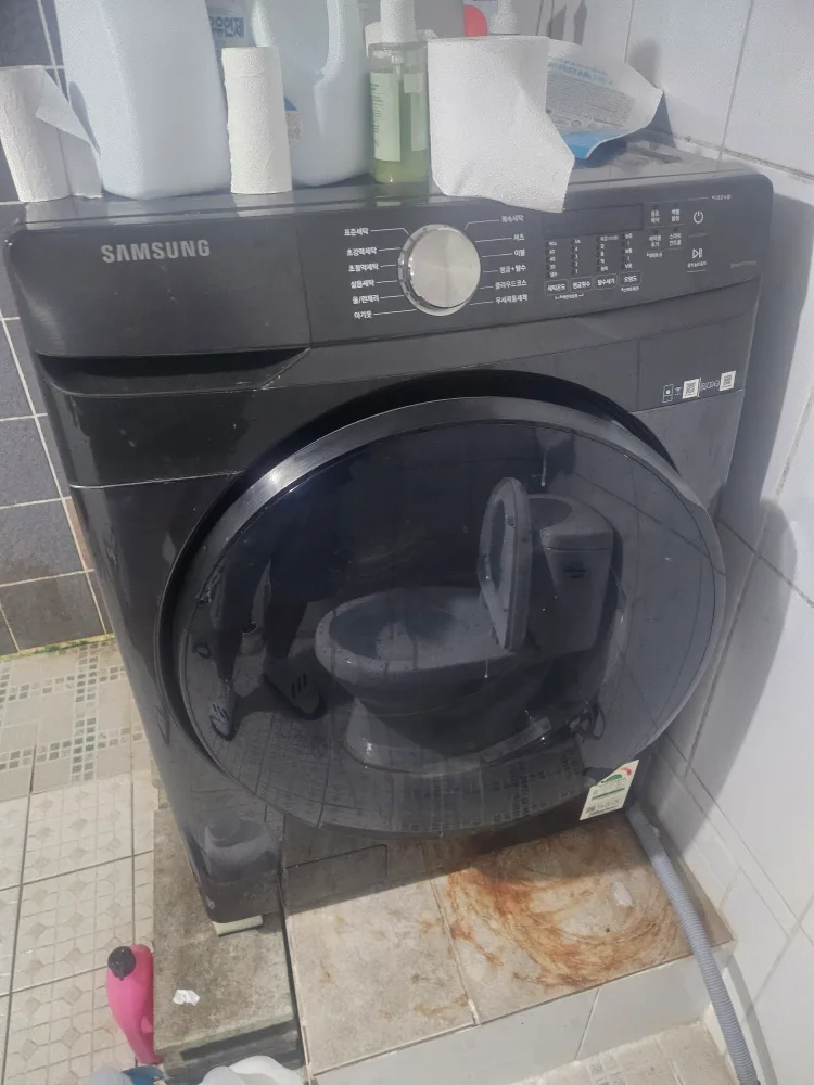 삼성 블랙  세탁기.건조기