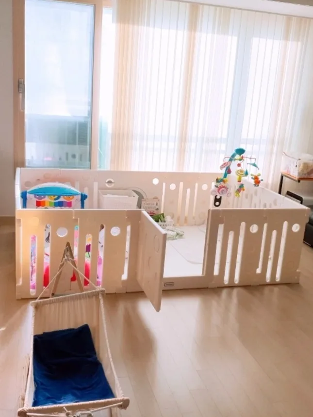 아기 도노도노 베이비룸 하이가이드 특대형 거의 새것.