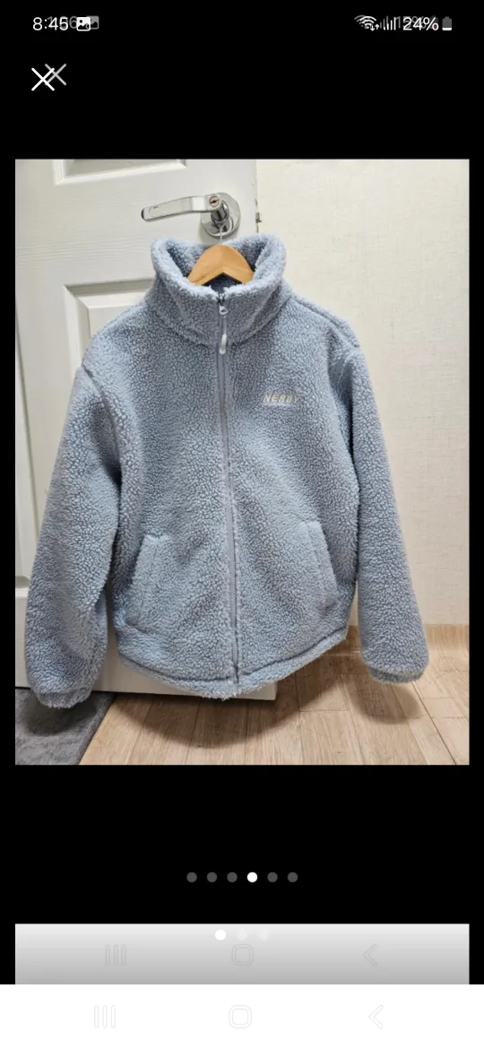 널디 플리스 집업 자켓