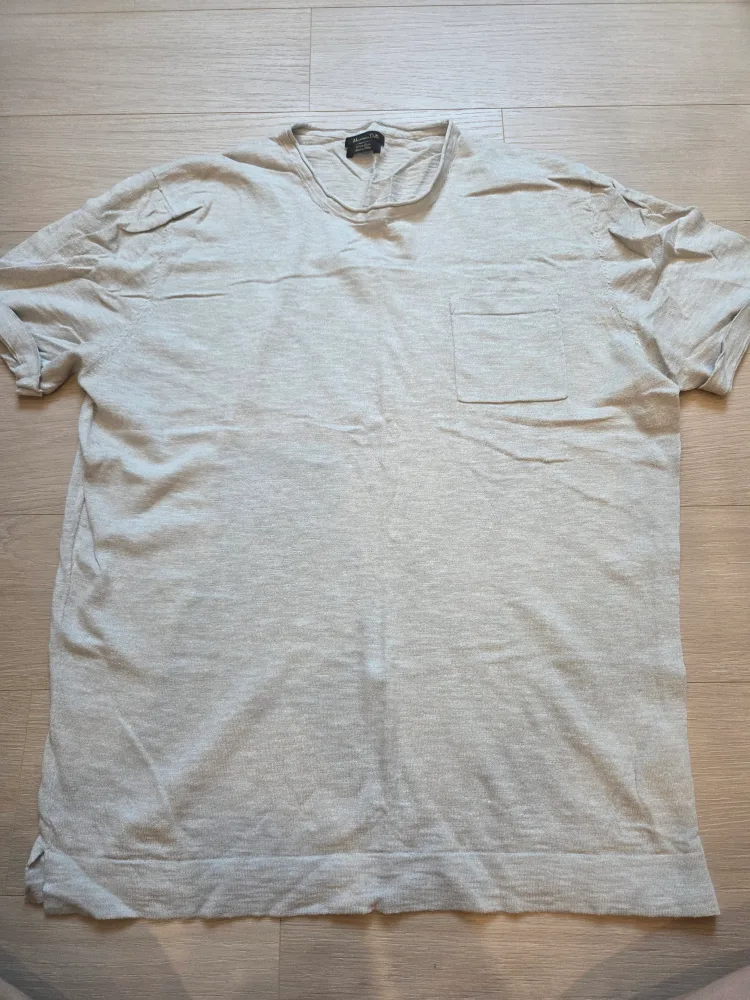 남성 Massimo Dutti 마시모두티 남성 반팔 티셔츠 L 베이지