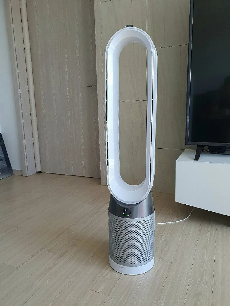 다이슨 퓨어쿨 공기청정기 고급형 선풍기 실버 - 상태 좋음