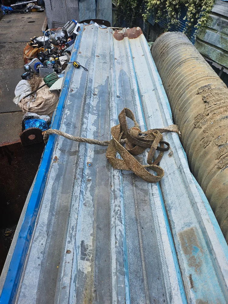 중고 철판 지붕재