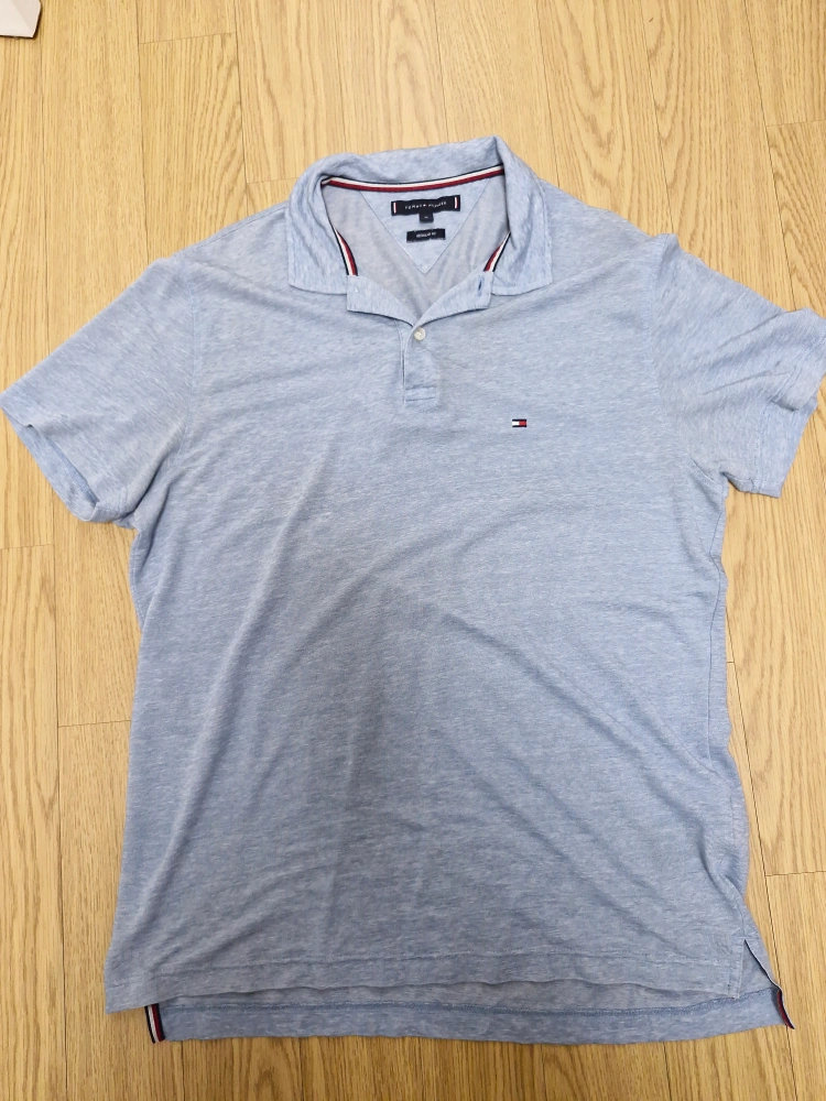 Tommy Hilfiger 남성 반팔 폴로 티셔츠 (M사이즈 / Regular Fit)/상태양호/한국정품