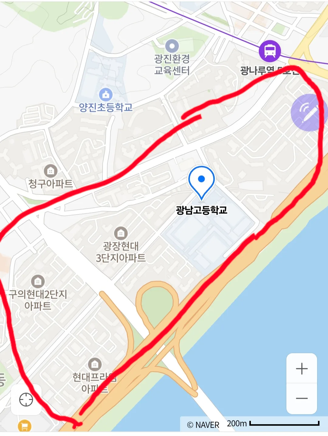 광남 초중고 인근 주차자리 삽니다.