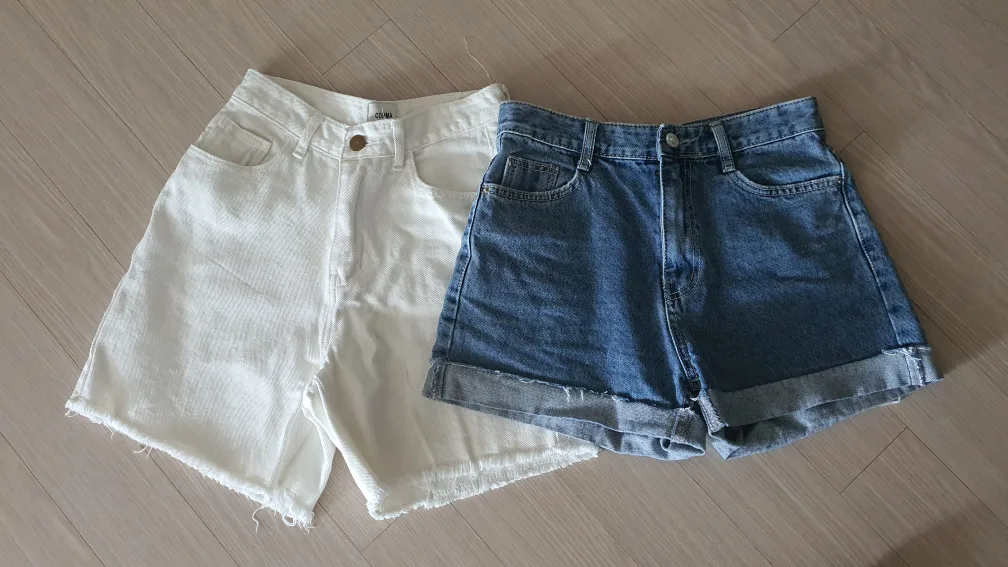 숏팬츠. 3장. S사이즈(마른55).중고등, 성인